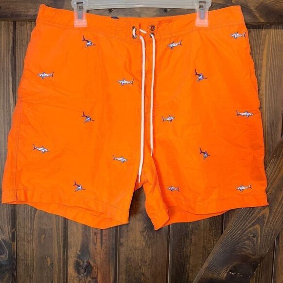 Ralph Lauren Polo Swim Surf Board Shorts Trunks Suit Fish - Picture 2 of 6